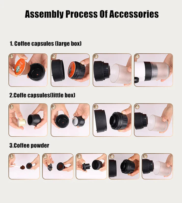WhirlPress 3-in-1 Portable Coffee Maker