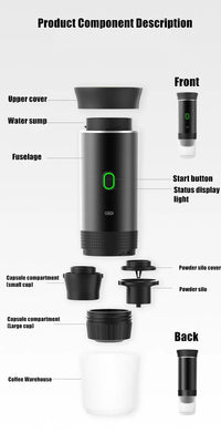 WhirlPress 3-in-1 Portable Coffee Maker