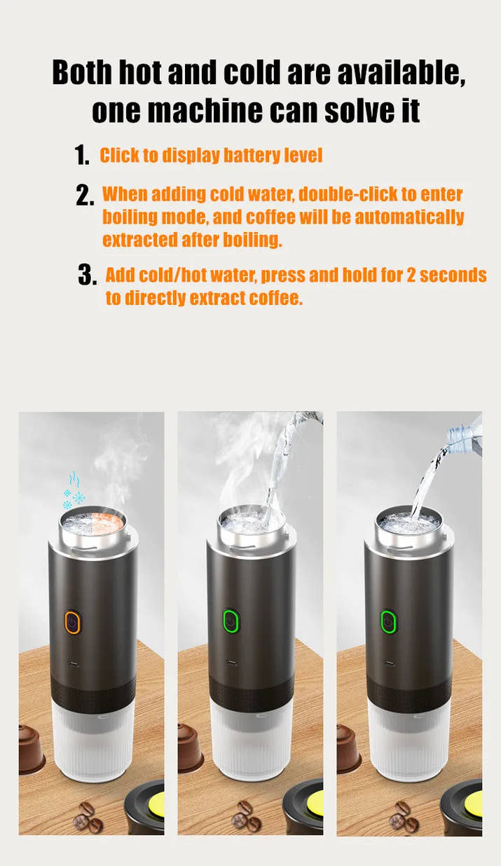 WhirlPress 3-in-1 Portable Coffee Maker