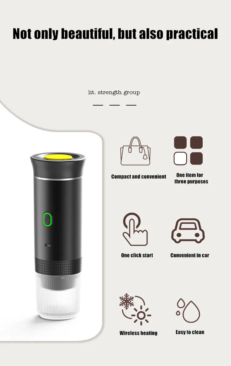 WhirlPress 3-in-1 Portable Coffee Maker